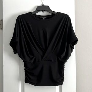 express black top with fitted waist size small